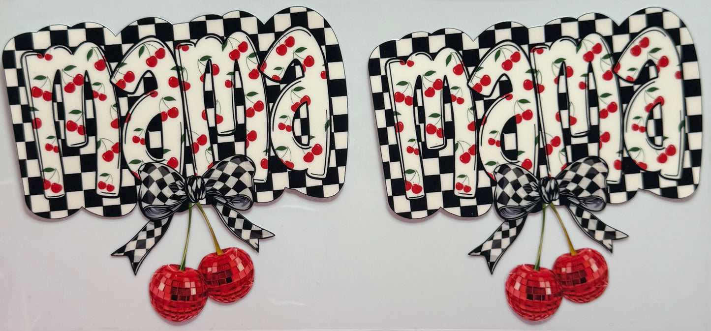 Mama checkered cherries