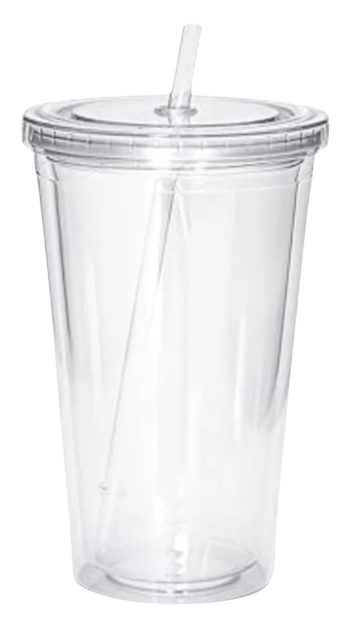 16 oz tapered snow globe