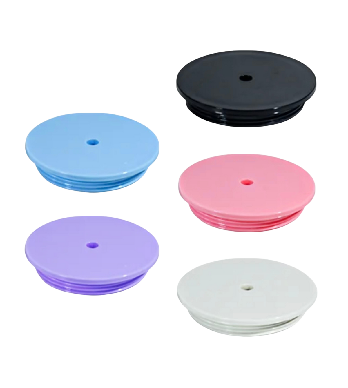 24 oz/16 oz taper colored lids