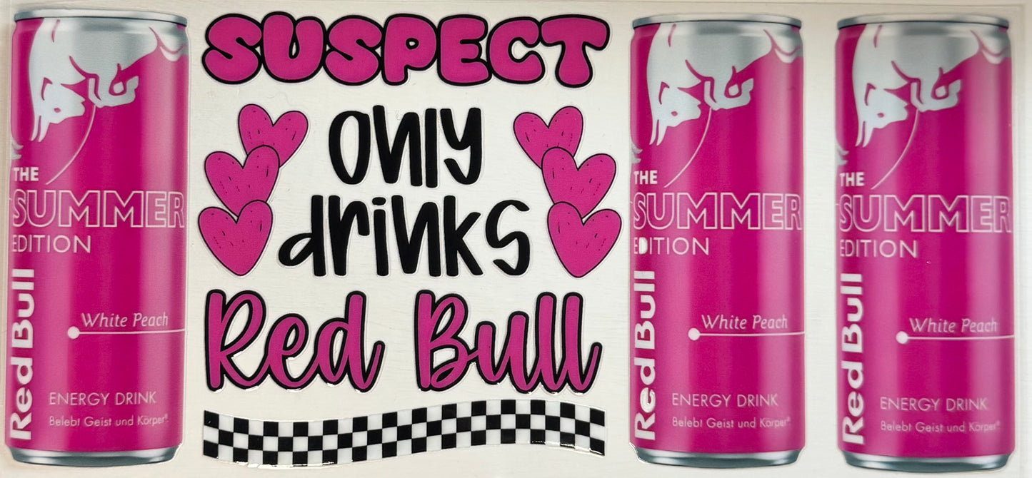 Suspect Drinks Red Bull