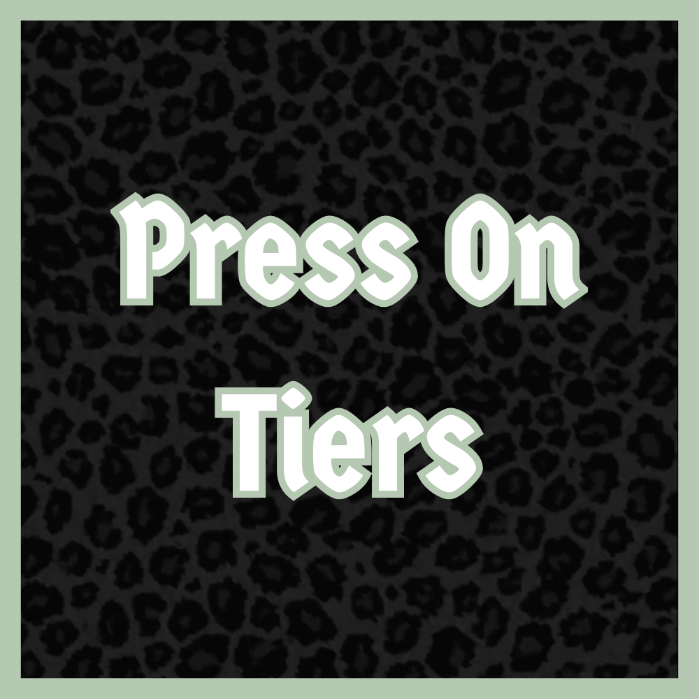 Custom Press On Tiers