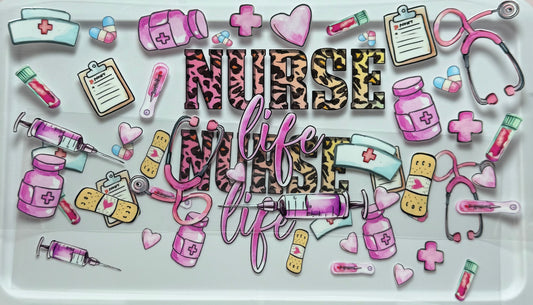 Animal print nurse (40 oz only)