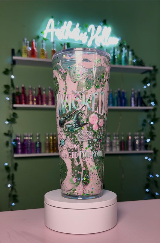 Premade Acrylic 24 oz Wicked Dual Lava Cup