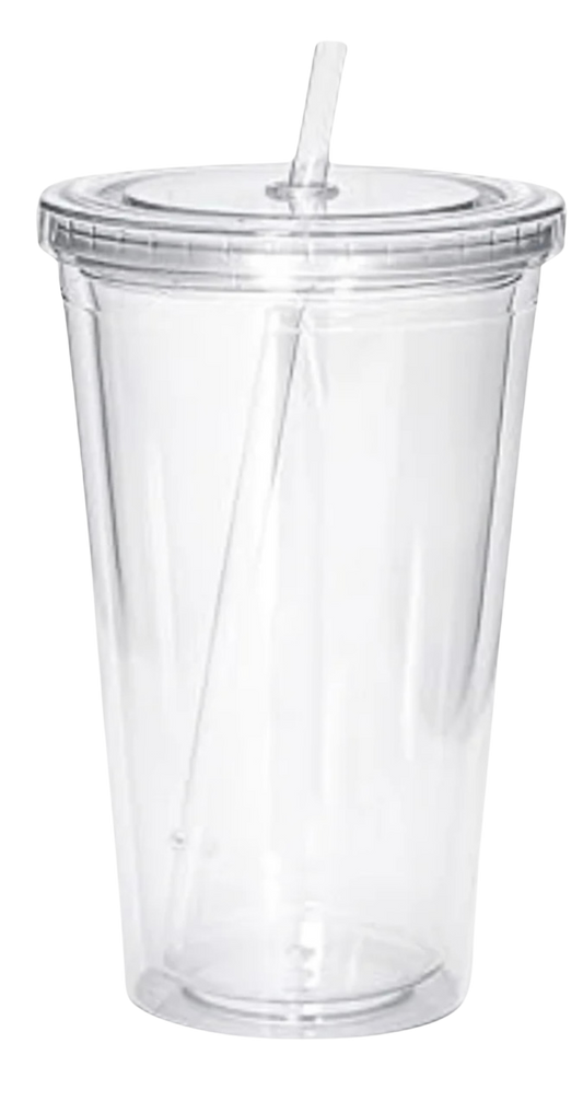 16 oz tapered snow globe