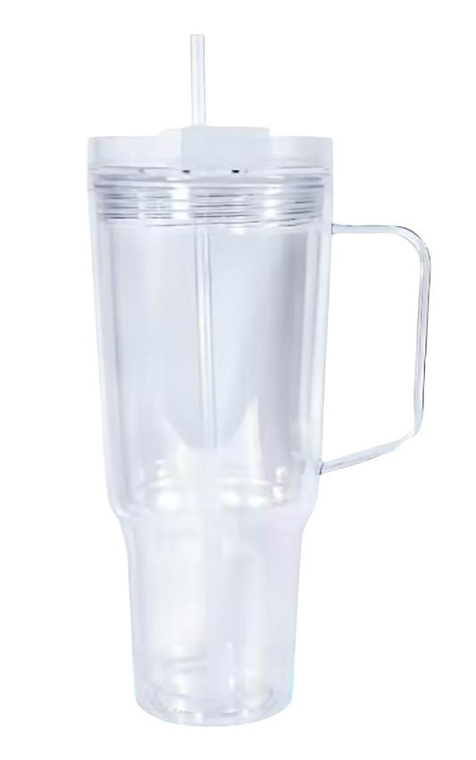 30 oz Acrylic Snow Globe With Handle