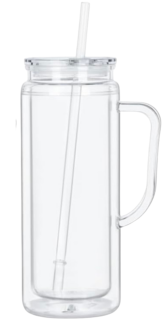 20 oz acrylic with handle