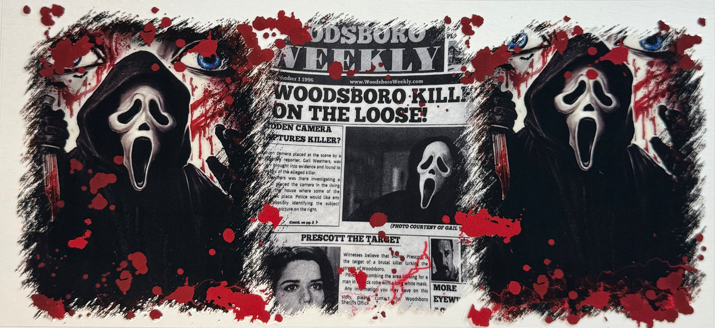 Ghost Face Newspaper