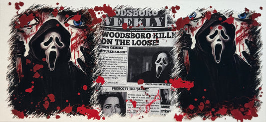 Ghost Face Newspaper