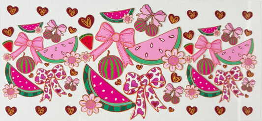 Watermelons, Hearts, and Bows