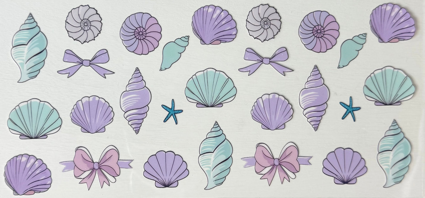 Pastel shells & bows