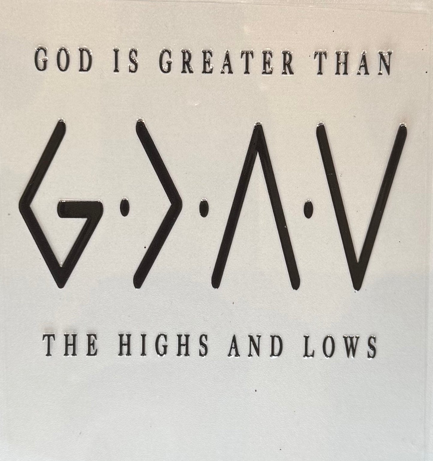God is greater