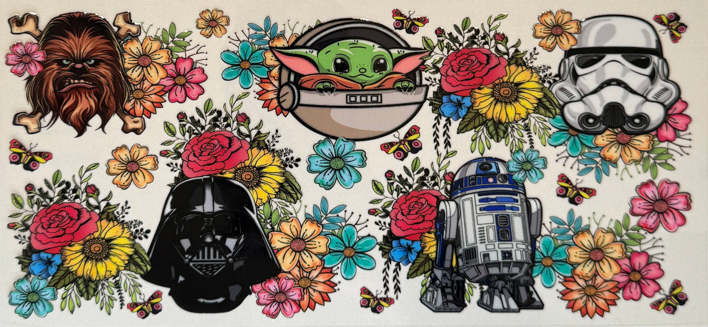 Star Wars With Flowers