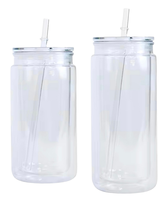 16 oz, 20 oz Acrylic Snow Globe Cups